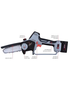 Motosierra Arvipo MT32 PRO + 3 Baterías + Cargador (30250023003)