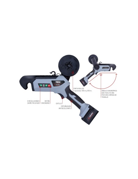 Atadora ARVIPO TM32 para viña